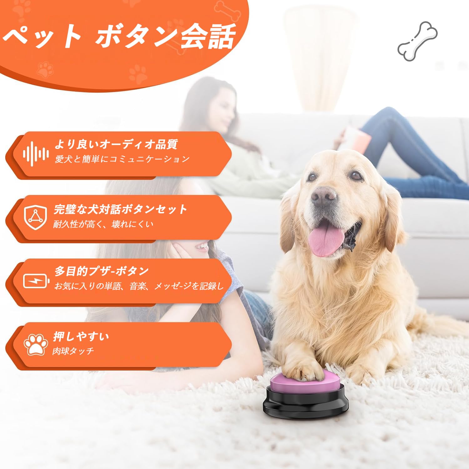 犬のボタン☆8個 x3 犬/ボタン/動物 犬のボタン☆8個 x3 犬/ボタン/動物